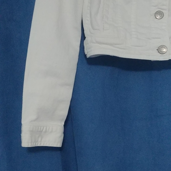 American Eagles Ladies Cropped Denium Style Jacket 100% Cotton - Picture 5 of 16